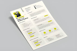 write your executive resume CV design ats cover letter service optimize linkedln
