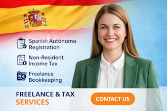 do spanish autonomo registration, non resident income tax, freelance bookkeeping