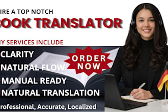 translate english to spanish, french german italian book natively and vice versa