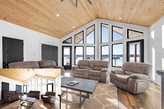 do professional real estate photo editing, hdr, sky replacement, twilight