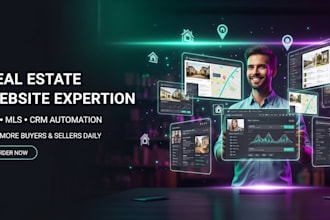 build a real estate website with idx, mls and CRM automation