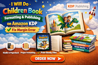 do children book formatting and publishing on amazon kdp fix margin error