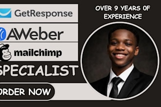 setup converting email campaign automation with mailchimp aweber and getresponse