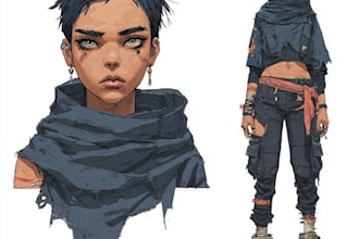 create character concept art for your indie game or rpg