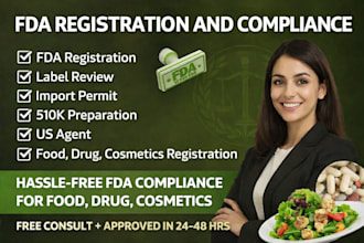 fda registration products label review US agent import permit food drug cosmetic