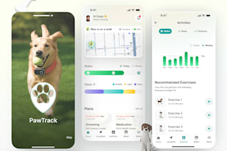 develop construction app, pet app, baby care app, tracking app, pet tracker app