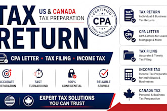 tax return, cpa letter, tax filing, income tax, canada tax, us tax preparation