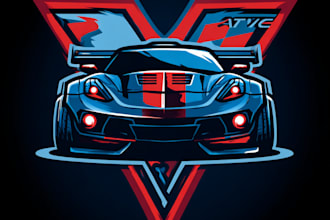 make a custom vehicle logo for business and branding