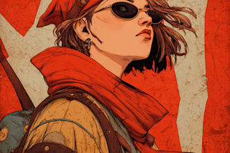 comic book illustration with comic book illustrator