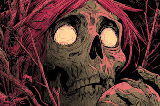draw a horror illustration