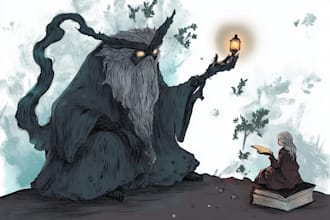 create magical childrens book illustrations for authors