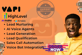 setup vapi ai voice agent and ai receptionist  connect with ghl gohighlevel