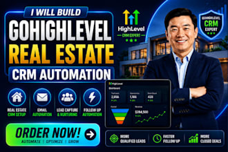 do gohighlevel real estate crm automation rental manager realtor email template
