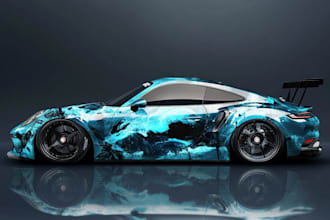 car wrap, truck wrap, van wrap design