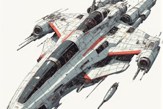 design futuristic sci fi spaceships and spacecraft art