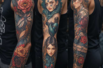 design professional creative tattoo design