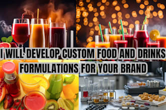 develop custom food and drinks formulations for your brand