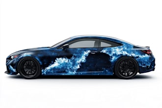 draw car wrap vehicle wrap truck wrap racing car wrap