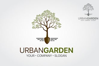 create a minimalist tree logo design for your business