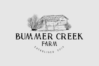 create vintage farm, ranch and western style logo design