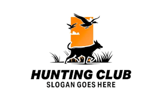 do fierce hunting mascot logo for your brand or team