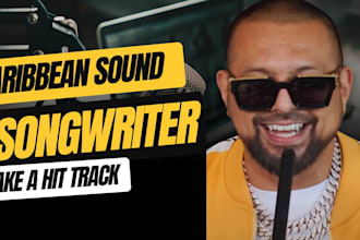 write and sing dancehall, afrobeat, hip pop reggae vocals for your song