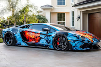 draw car wrap vehicle wrap truck wrap racing car wrap