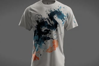 design car illustration t shirt and automotive apparel