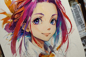 draw anime character sheet