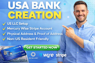 do usa bank creation wise payoneer llc setup physical address business banksetup