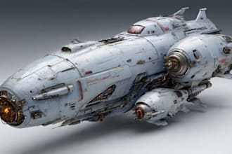 design futuristic sci fi spaceships and spacecraft art