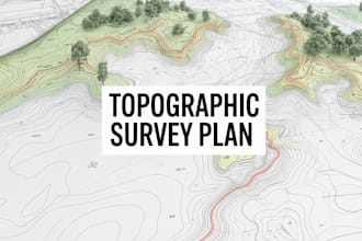 do topographic survey site plan route survey and land subdivision drawing