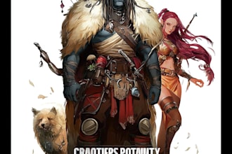 create custom dnd, rpg, and character art