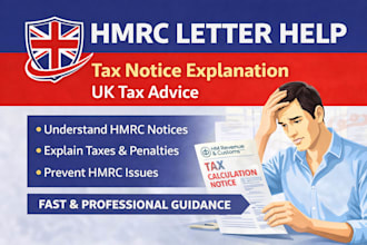 explain hmrc tax letter, hmrc notice help and UK tax advice consultation