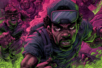 draw comic book illustration graphic novel