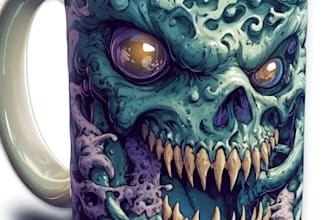make a coffee mug design, custom mug design