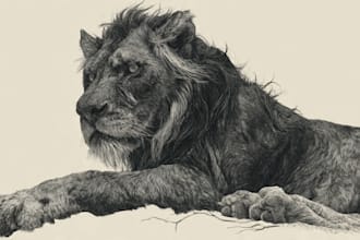 create realistic animal illustration