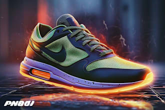 create futuristic footwear shoe design
