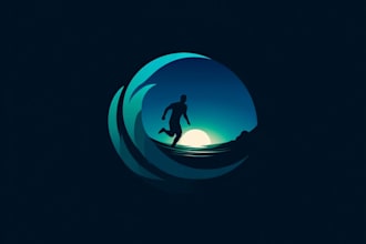 paint a modern and professional brand logo design