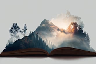 make a professional fiction or non fiction book cover