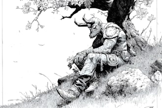 illustrate custom comic book art in your unique style