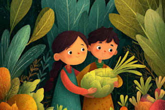 children story book illustration children story book