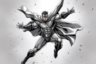 draw you as an amazing superhero