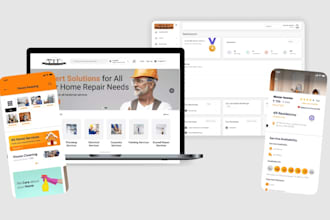build handyman booking app, home services app, multi service marketplace app