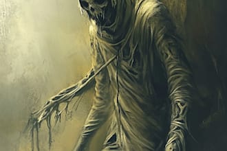 design a terrifying and original horror character