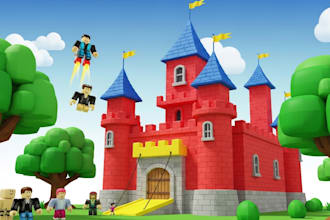build full roblox game creation, roblox game, animation, roblox map