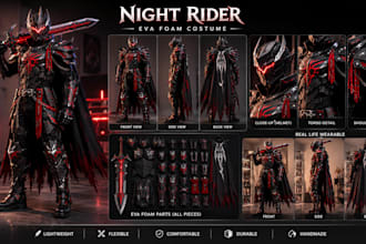 build custom eva foam armor cosplay costume