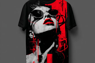 create a tshirt design in modern streetwear style