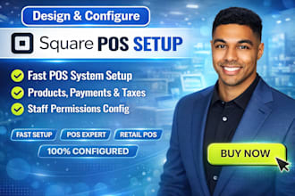 square pos setup, square pos configuration, square store setup expert
