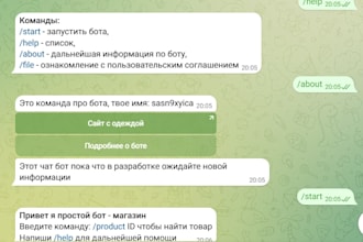 build a professional telegram bot tailored to your needs